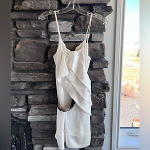 White cocktail dress